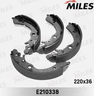 Miles E210338 - Drum Brake Shoe Set car-mod.net
