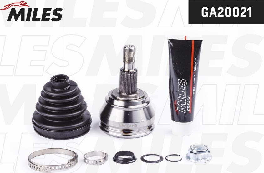 Miles GA20021 - CV Joint Kit, drive shaft car-mod.net