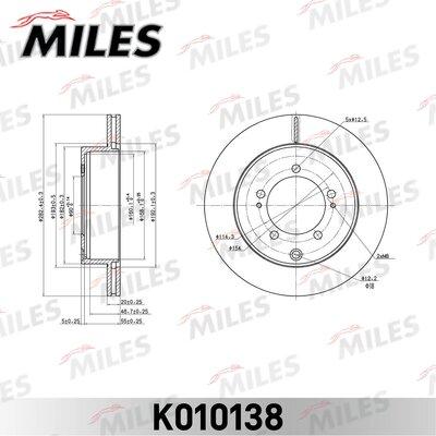 Miles K010138 - Brake Disc car-mod.net
