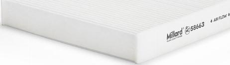 Millard FILTERS MC-58663 - Filter, interior air car-mod.net