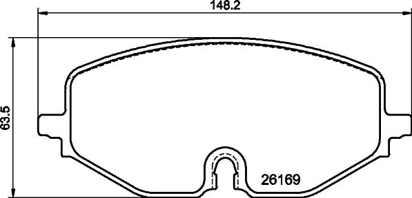 Mintex MDB4282 - Brake Pad Set, disc brake car-mod.net