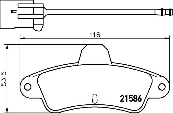 Mintex MDK0164 - Brake Set, disc brakes car-mod.net