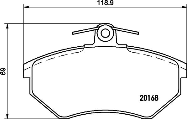 Mintex MDK0116 - Brake Set, disc brakes car-mod.net
