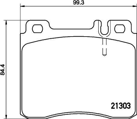 Mintex MDB1625 - Brake Pad Set, disc brake car-mod.net