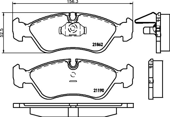 Mintex MDK0108 - Brake Set, disc brakes car-mod.net