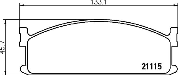 Mintex MDB1310 - Brake Pad Set, disc brake car-mod.net