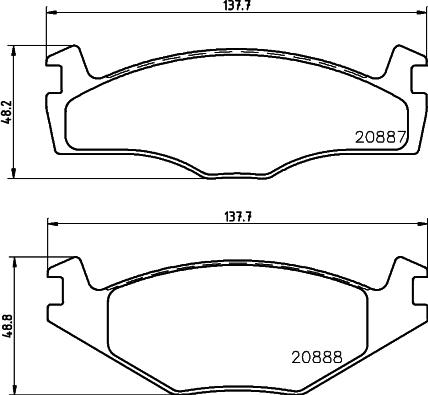 Mintex MDK0178 - Brake Set, disc brakes car-mod.net