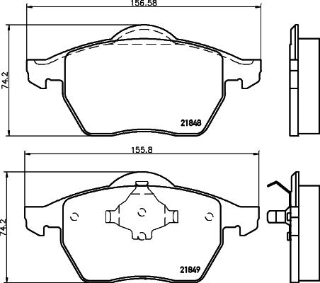 Mintex MDK0069 - Brake Set, disc brakes car-mod.net