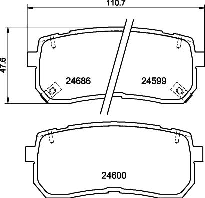 Mintex MDB82922 - Brake Pad Set, disc brake car-mod.net