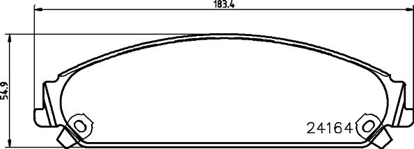Mintex MDB2696 - Brake Pad Set, disc brake car-mod.net