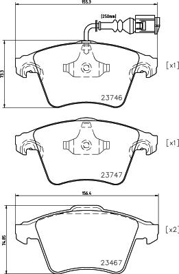 Mintex MVK0062 - Brake Set, disc brakes car-mod.net