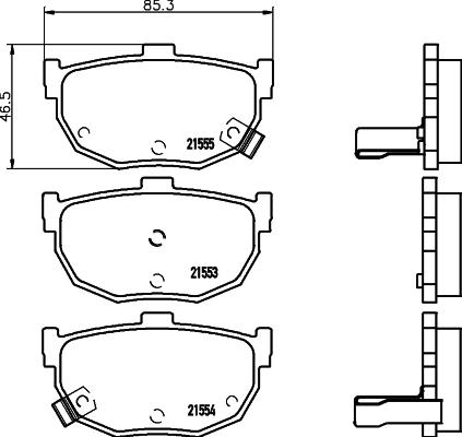 Mintex MDB82352 - Brake Pad Set, disc brake car-mod.net