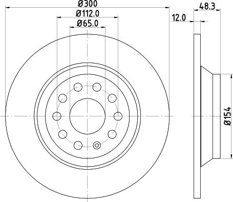 Mintex MDC2527 - Brake Disc car-mod.net