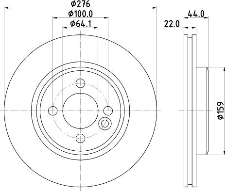 BSF 11542V - Brake Disc car-mod.net