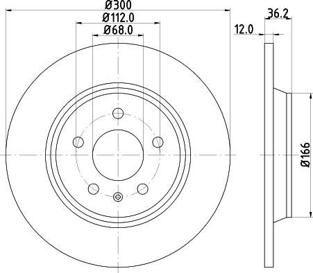 Mintex MDC2003C - Brake Disc car-mod.net