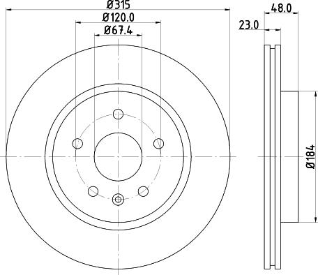 Mintex MDC2191 - Brake Disc car-mod.net