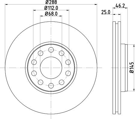 Mintex MDC2338 - Brake Disc car-mod.net