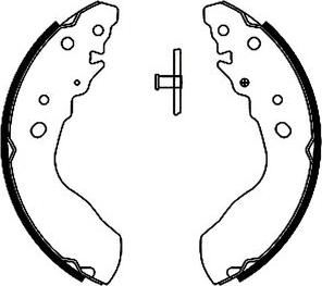Mintex MFR442 - Drum Brake Shoe Set car-mod.net
