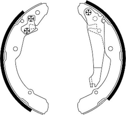 Mintex MFR415 - Drum Brake Shoe Set car-mod.net