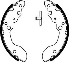 Mintex MFR431 - Drum Brake Shoe Set car-mod.net