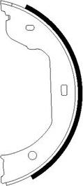 Mintex MFR544 - Brake Shoe Set, parking brake car-mod.net