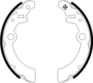 Mintex MFR542 - Drum Brake Shoe Set car-mod.net