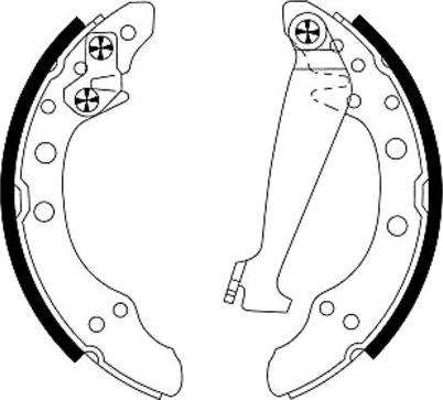 Mintex MSP323 - Drum Brake Shoe Set car-mod.net