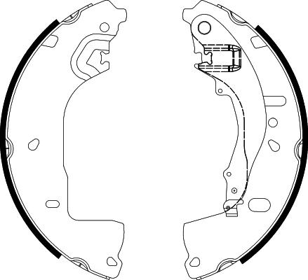 Mintex MFR783 - Drum Brake Shoe Set car-mod.net