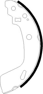 Mintex MFR739 - Drum Brake Shoe Set car-mod.net