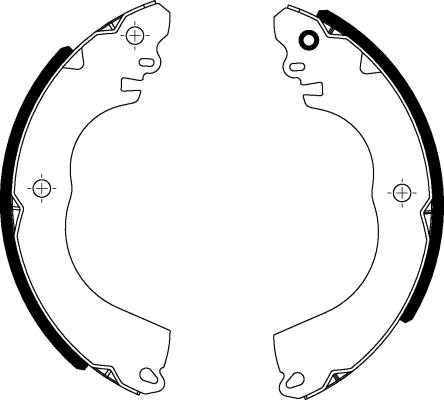 Mintex MFR737 - Drum Brake Shoe Set car-mod.net