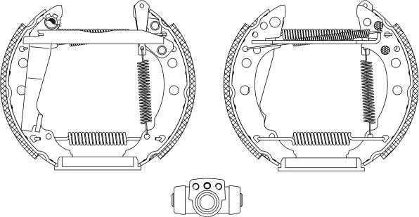 Mintex MSP047 - Drum Brake Shoe Set car-mod.net