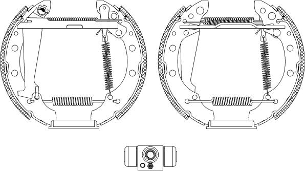 Mintex MSP153 - Drum Brake Shoe Set car-mod.net