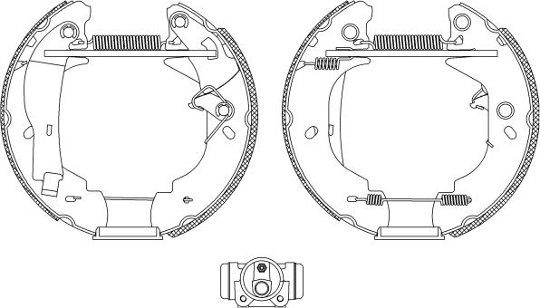 Mintex MSP114 - Drum Brake Shoe Set car-mod.net