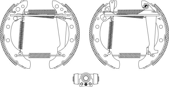 Mintex MSP308 - Drum Brake Shoe Set car-mod.net