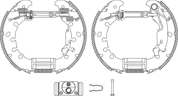 Mintex MSP296 - Drum Brake Shoe Set car-mod.net