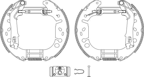 Mintex MSP297 - Drum Brake Shoe Set car-mod.net