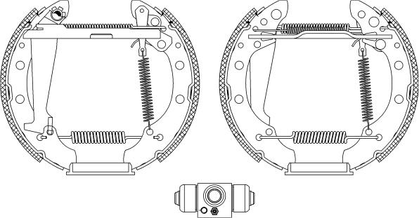 Mintex MSP252 - Drum Brake Shoe Set car-mod.net