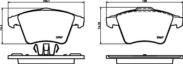 Mintex MVK0064 - Brake Set, disc brakes car-mod.net