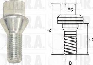 MI.R.A. 29/1681 - Wheel Bolt car-mod.net