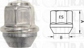 MI.R.A. 29/1745 - Wheel Nut car-mod.net
