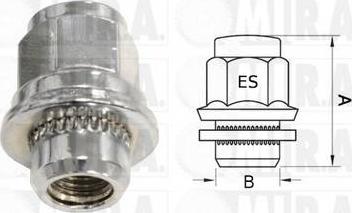 MI.R.A. 291741 - Wheel Nut car-mod.net