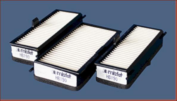 MISFAT HB190 - Filter, interior air car-mod.net