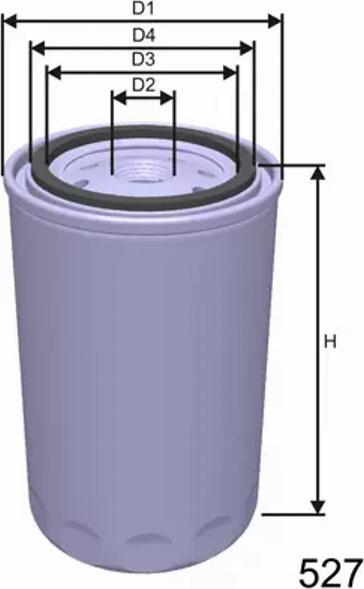 MISFAT Z469 - Oil Filter car-mod.net