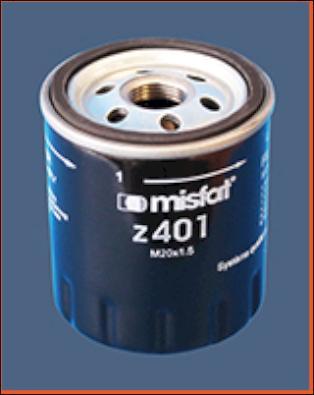 MISFAT Z401 - Oil Filter car-mod.net