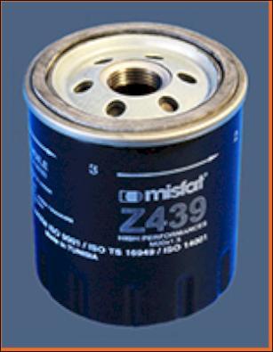 MISFAT Z439 - Oil Filter car-mod.net
