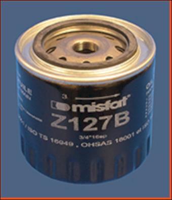 MISFAT Z127B - Oil Filter car-mod.net
