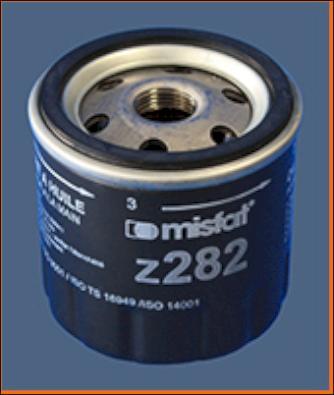 MISFAT Z282 - Oil Filter car-mod.net