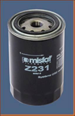 MISFAT Z231 - Oil Filter car-mod.net