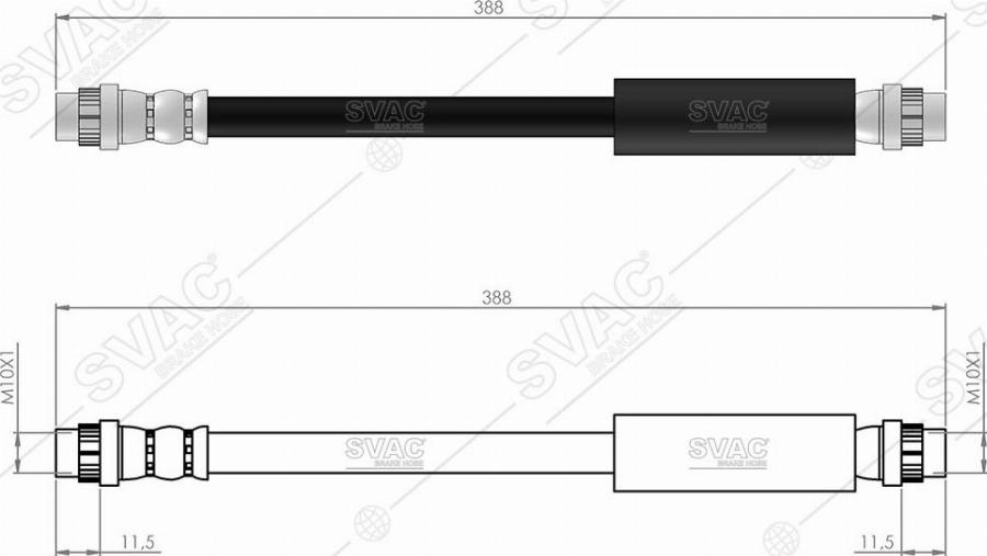 MOBILVERDE 50304953 - Brake Hose car-mod.net