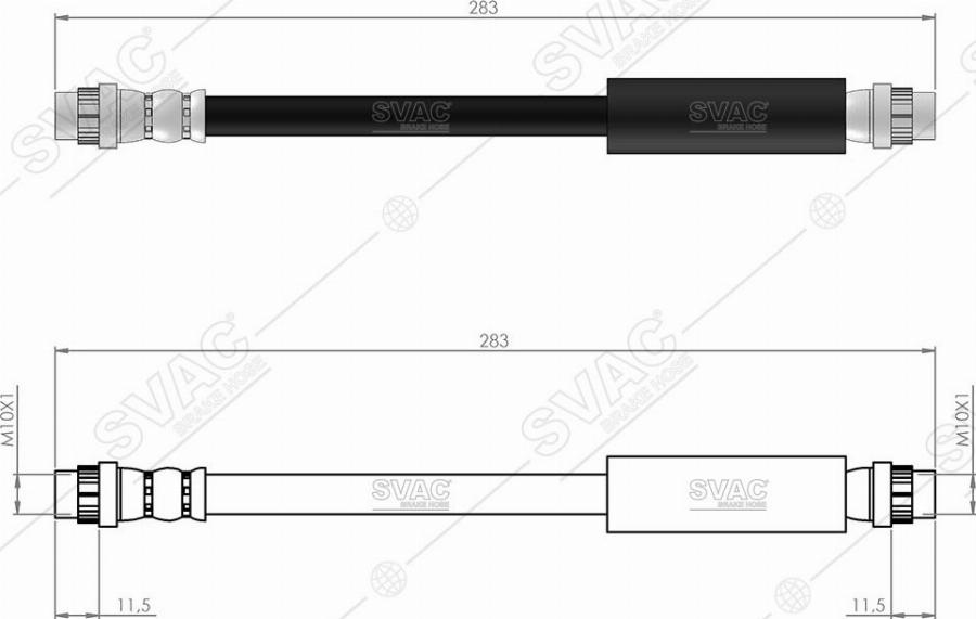 MOBILVERDE 50304952 - Brake Hose car-mod.net